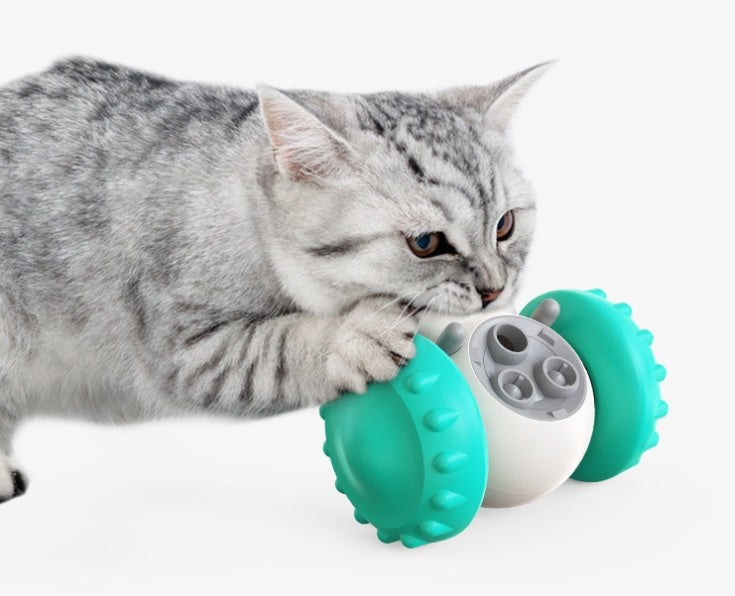 Katzen- und Hundespielzeug Slow Food Interaktives Balance-Auto Multifunktionale Spaßentwicklung Intelligente Haustierfütterung Hundespielzeugauto Haustierprodukte