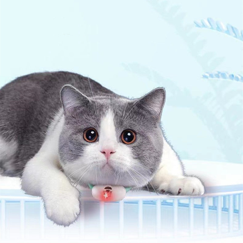 Intelligentes Laser-Neigungs-Katzenhalsband - Katzenspielzeug USB Aufladung