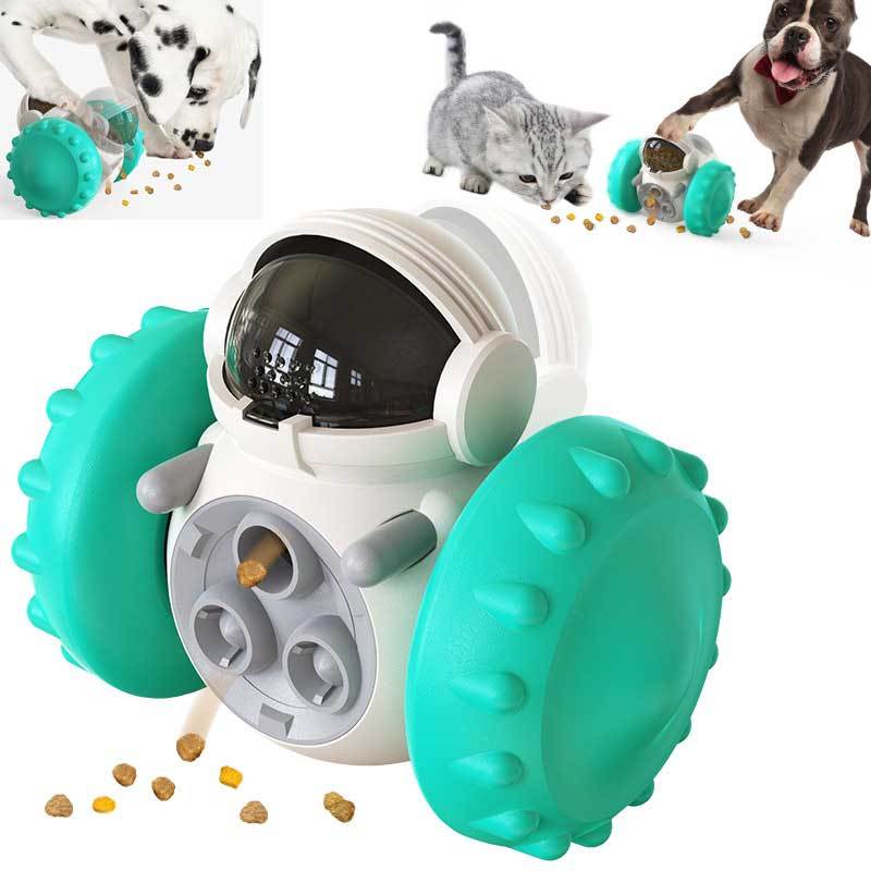 Katzen- und Hundespielzeug Slow Food Interaktives Balance-Auto Multifunktionale Spaßentwicklung Intelligente Haustierfütterung Hundespielzeugauto Haustierprodukte