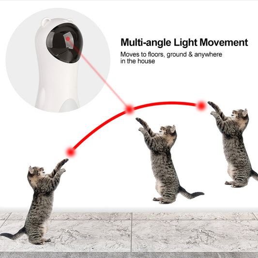 Automatisches Laser-Katzenspielzeug Bär