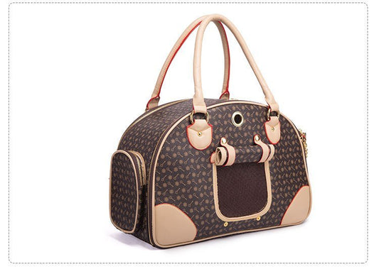 Haustiertasche aus Kunstleder für Hunde und Katzen