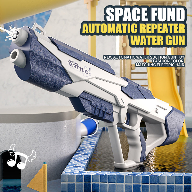 Weltraum-Wasserpistole, elektrisch, automatische Wasseraufnahme, Wasserschlachten, Spielzeug für den Außenbereich, Strand, Schwimmbad, Badespielzeug für Kinder, Geschenk für Kinder
