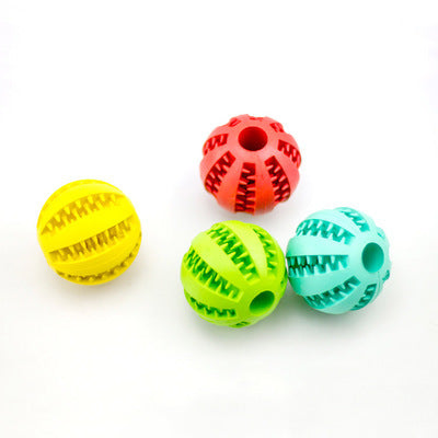 Futterball aus Gummi - Spielzeug für Hunde und Katzen