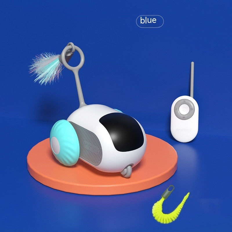 Interaktives Katzenautospielzeug mit Fernbedienung - USB-Aufladung
