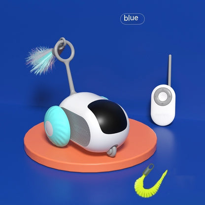 Interaktives Katzenautospielzeug mit Fernbedienung - USB-Aufladung