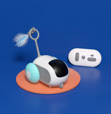 Interaktives Katzenautospielzeug mit Fernbedienung - USB-Aufladung